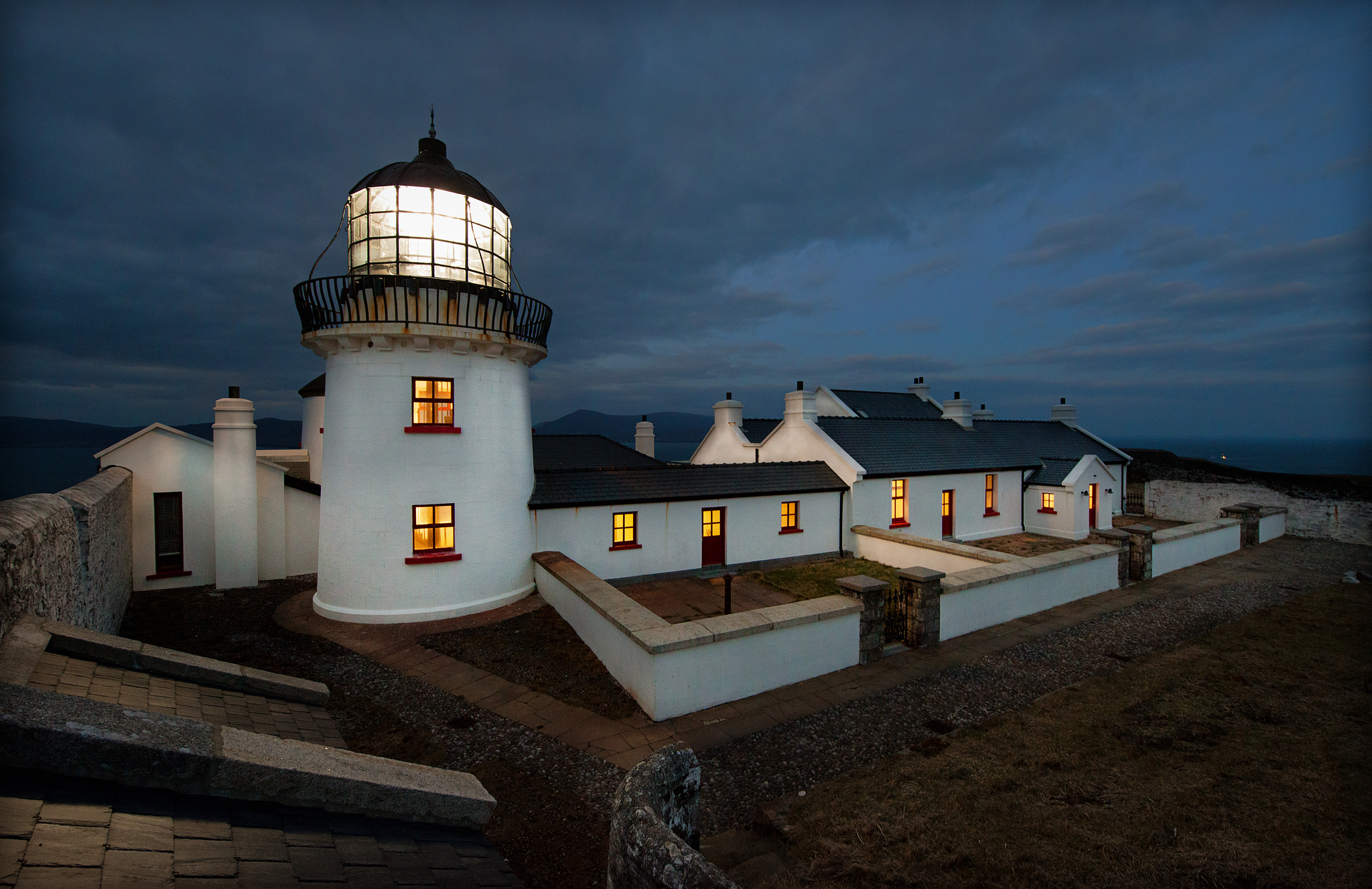 Clare Island Lighthouse Evening